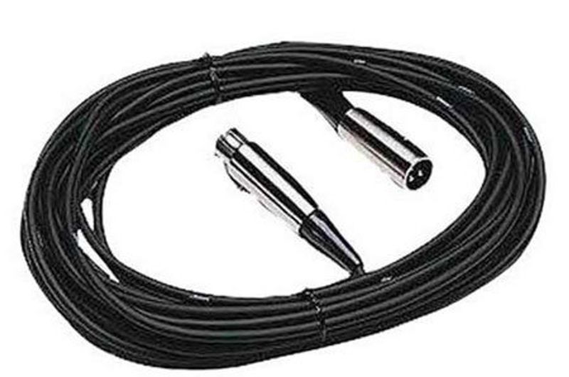 Photo 1 of Shure C25J Hi-Flex Microphone Cable (for Low Impedance) - Chrome XLRF to XLRM Connectors, 25 Feet