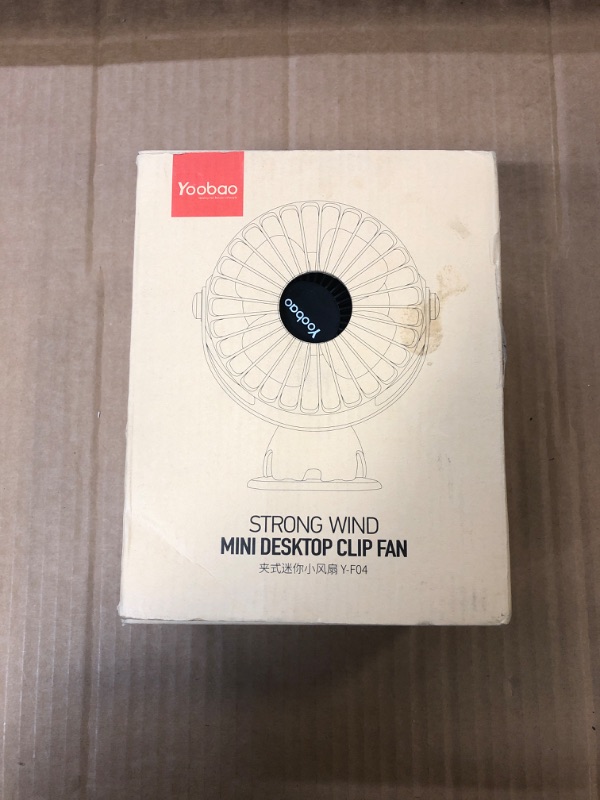 Photo 1 of Yoobao Strong Desktop Clip Fan 