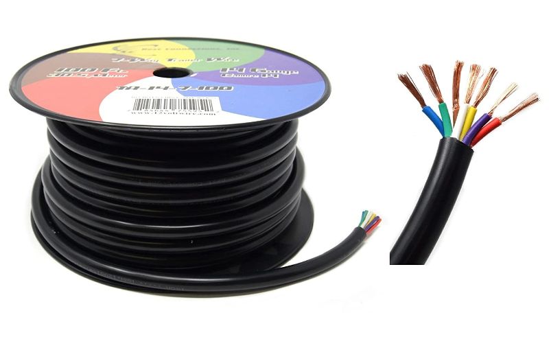 Photo 1 of 7-Way Trailer Wire Harness - 14 Ga 100 Feet
