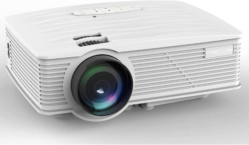 Photo 1 of Laptop Portable Projector Computer Projector HDMI Video Projector Movie Outdoor Home Cinema Multimedia 5500Lux1080P Keystone Correction Compatible with TV, PC, HDMI, USB, VGA, iOS/Android

