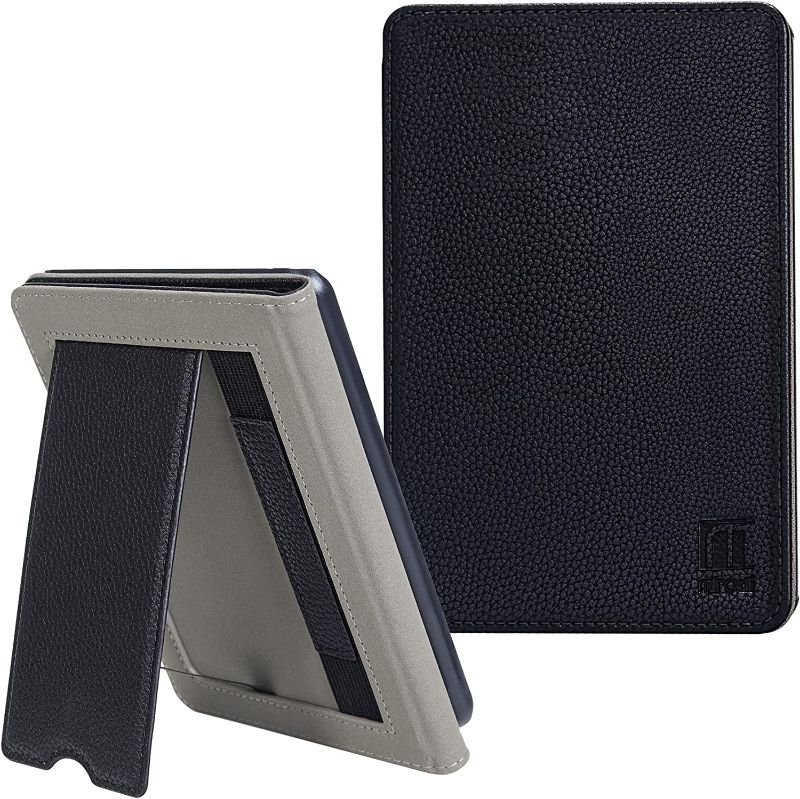 Photo 1 of Miroddi Case for 6" Kindle Paperwhite (10th Generation-2018) [Auto Sleep/Wake, Foldable Stand] Premium PU Leather Sleeve Case Cover with Card Slot & Hand Strap for Kindle Paperwhite 2018 - Black
