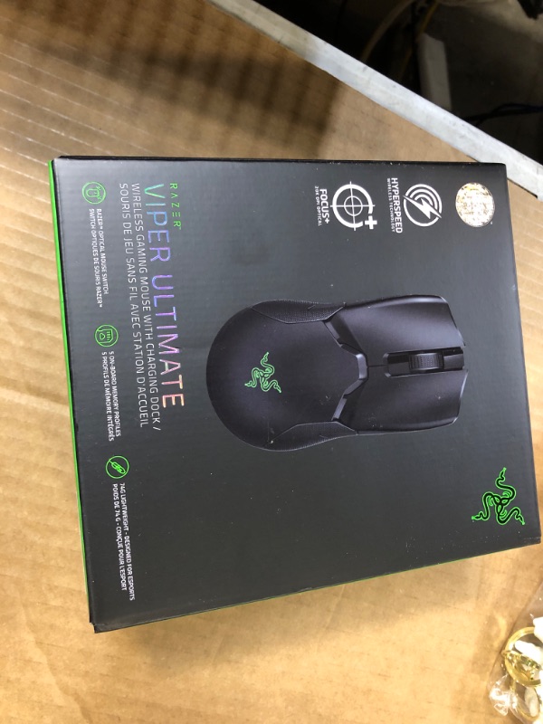 Photo 2 of Razer Viper Ultimate Hyperspeed Wireless Gaming Mouse | Black
