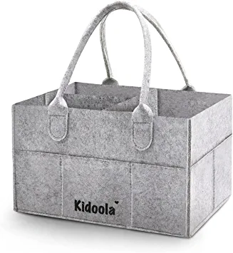 Photo 1 of KIDOOLA Baby Diaper Caddy Organizer - Nursery Wipe Storage Bag, Baby Care Compartments Basket, Portable Diaper Organizer for Newborn Baby Essentials, Gift to New Baby and Parents, Boys and Girls
