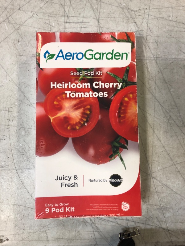 Photo 2 of AeroGarden Red Heirloom Cherry Tomato Seed Pod Kit for AeroGarden Hydroponic Indoor Garden, 9-Pod
