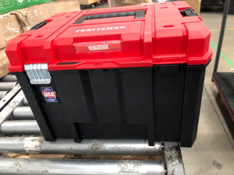 Photo 2 of ***SEE NOTES***CRAFTSMAN VERSASTACK Deep Tool Box, Tool Storage, Lockable, 17 Inch (CMST17825)