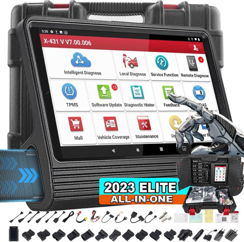 Photo 1 of ***SEE NOTES***2023 LAUNCH X431 V Pro 4.0 Elite OEM Bluetooth Bidirectional Scan Tool with All Connectors,Same as X431 Pro3S+,Online Coding&37+ Reset for All Cars,Key Programming,All-in-1 Auto Scanner for Auto Shops