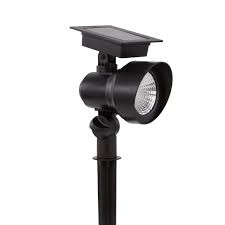 Photo 1 of Harbor Breeze 20-Lumen Black Solar LED Flood Light
