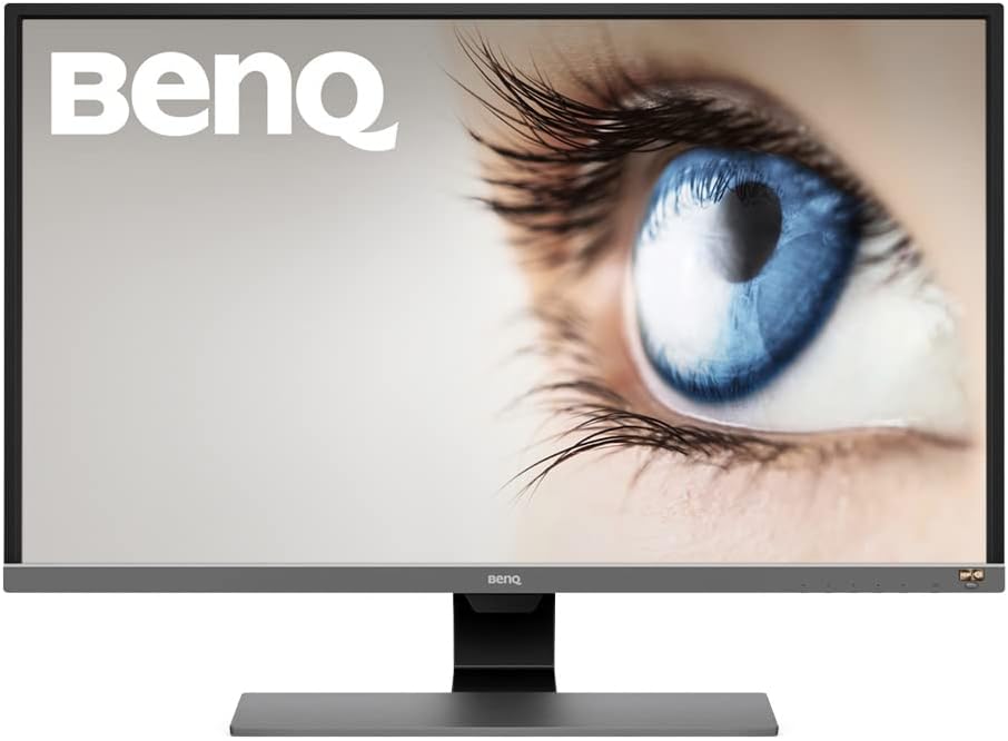 Photo 1 of BenQ EW3270U Premium Monitor 32" 4K UHD | HDRi | DCI-P3 | Eye-Care Tech | Adaptive Brightness | Tilt Screen | Built-In Speakers | Eye Reminder | DisplayPort | HDMI | USB-C,Black
