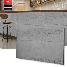 Photo 1 of Art3d Cement Texture 3D Wall Panels, 4-Pack PU Wall Panels for Interior Wall Decor, 24" x 48", Cement Grey