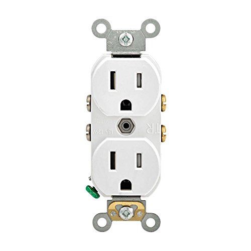 Photo 1 of Leviton 15 Amps 125 V Duplex White Outlet 5-15R 10 Pk
