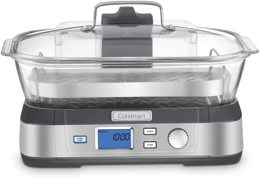 Photo 1 of Cuisinart STM-1000 Cook Fresh Digital Glass Steamer, One Size, Stainless Steel
