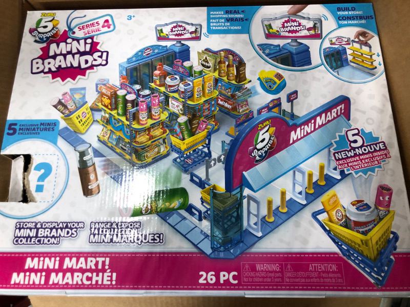 Photo 2 of 5 Surprise Mini Brands - Mini Mart Playset by ZURU (Series 4) Exclusive and Mystery Collectibles