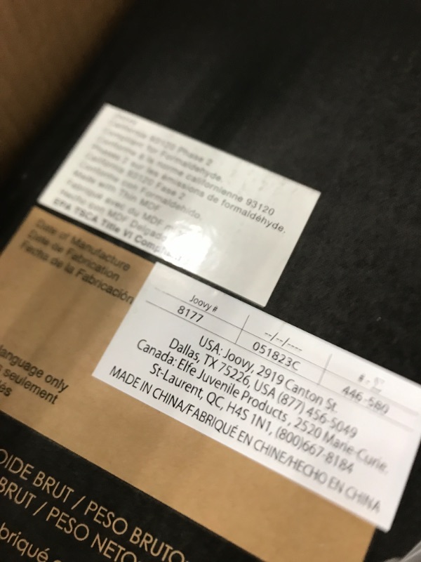 Photo 1 of Joovy Caboose Too Ultralight Graphite Stand-On Double Stroller with Universal Car Seat Adapter, 3-Way Reclining Seats, Option to Use Rear Seat, Bench Seat, or Standing Platform Black