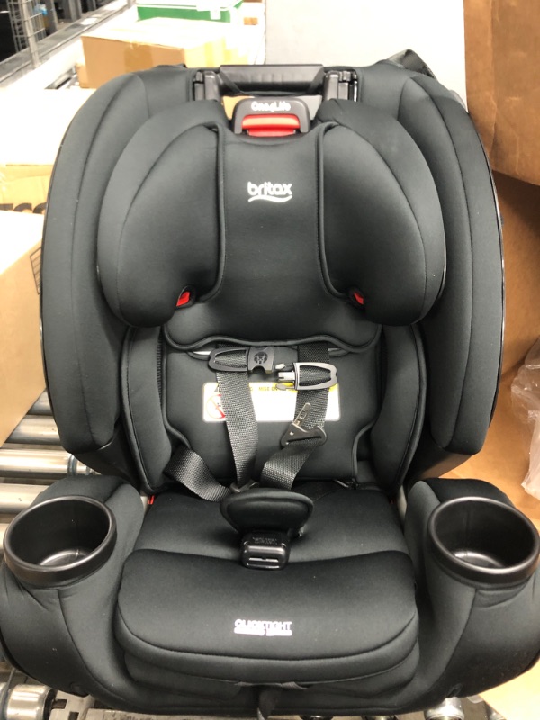 Photo 2 of Britax One4Life Convertible Car Seat, 10 Years of Use from 5 to 120 Pounds, Converts from Rear-Facing Infant Car Seat to Forward-Facing Booster Seat, Machine-Washable Fabric, Onyx