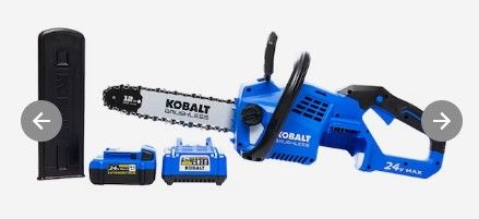 Photo 1 of * missing charger *
Kobalt 24-volt 12-in Brushless Battery 4 Ah Chainsaw (Battery and Charger Included)
