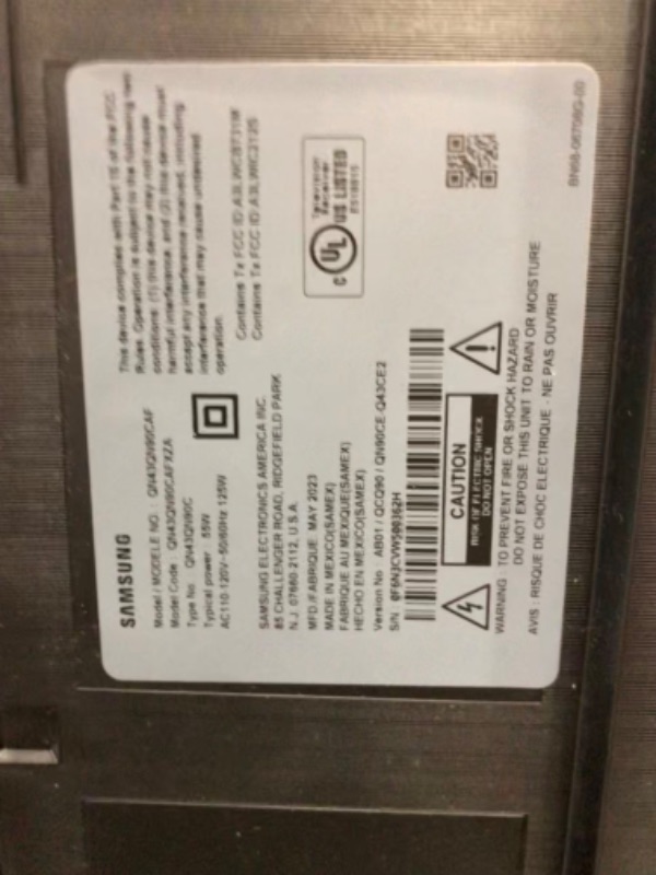 Photo 3 of MISSING STAND/ACCESORIES/MANUAL**SAMSUNG 43-Inch Class Neo QLED 4K QN90C Series Neo Quantum HDR, Dolby Atmos, Object Tracking Sound Lite, Anti-Glare, Gaming Hub, Q-Symphony, Smart TV with Alexa Built-in (QN43QN90C, 2023 Model)
