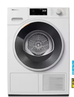 Photo 1 of Miele T1 Series 4.02-cu ft Stackable Ventless Smart Electric Dryer (Lotus White) ENERGY STAR
