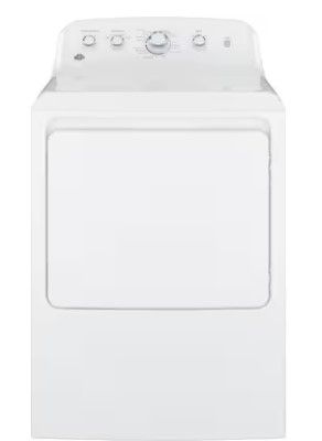 Photo 1 of GE 7.2-cu ft Electric Dryer (White)
