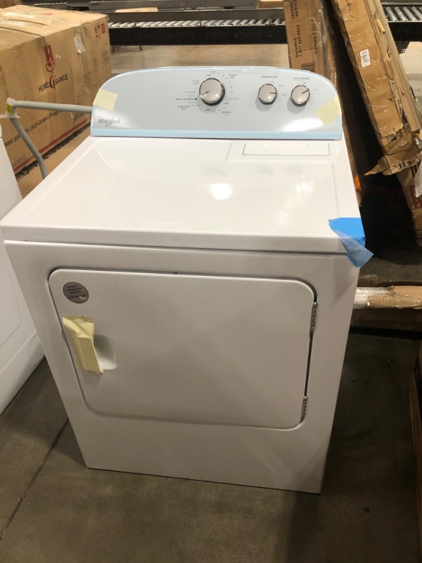 Photo 5 of Whirlpool 7-cu ft Electric Dryer (White)
