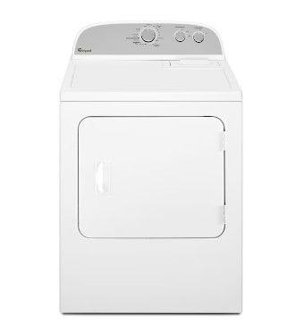 Photo 1 of Whirlpool 7-cu ft Electric Dryer (White)
