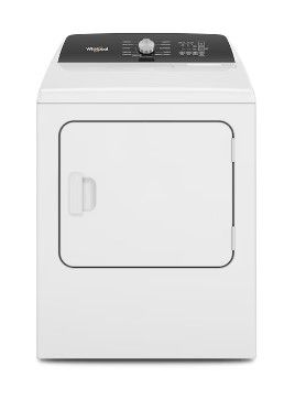 Photo 1 of Whirlpool 7-cu ft Steam Cycle Electric Dryer (White)
