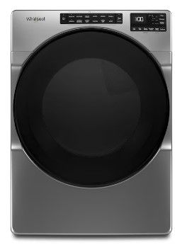 Photo 1 of Whirlpool 7.4-cu ft Stackable Steam Cycle Electric Dryer (Chrome Shadow) ENERGY STAR

