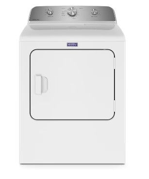 Photo 1 of Maytag 7-cu ft Electric Dryer (White)
