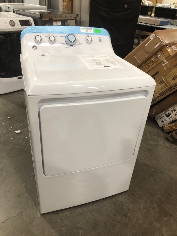 Photo 4 of GE 7.2-cu ft Electric Dryer (White)
