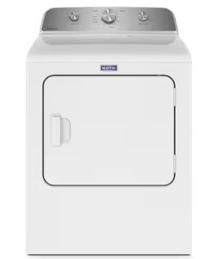 Photo 1 of Maytag 7-cu ft Electric Dryer (White)
