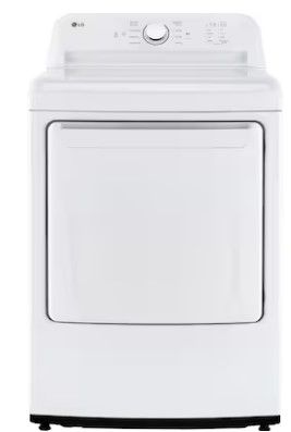 Photo 1 of LG 7.3-cu ft Electric Dryer (White) ENERGY STAR
