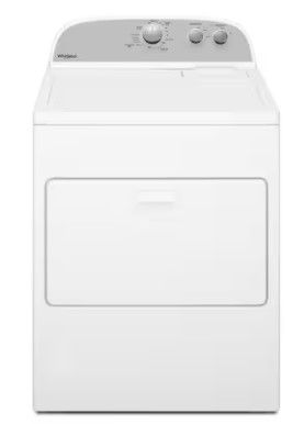 Photo 1 of Whirlpool 7-cu ft Electric Dryer (White)
