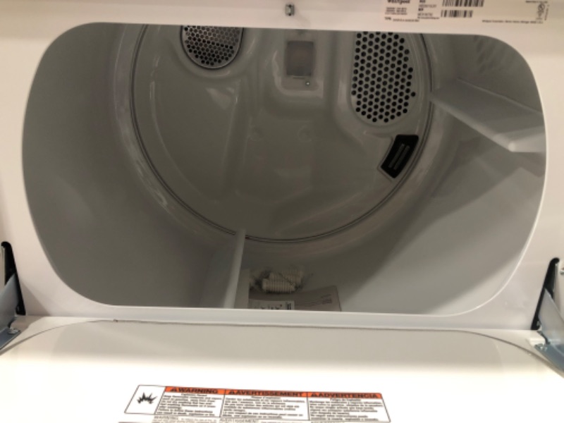 Photo 2 of Whirlpool 7-cu ft Electric Dryer (White)
