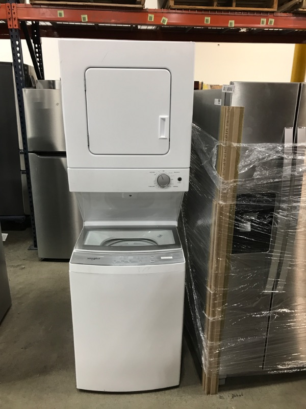 Photo 9 of 1.6 cu.ft Electric Stacked Laundry Center 6 Wash cycles and AutoDry™

