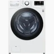 Photo 1 of LG 4.5-cu ft High Efficiency Stackable Front-Load Washer (White) ENERGY STAR