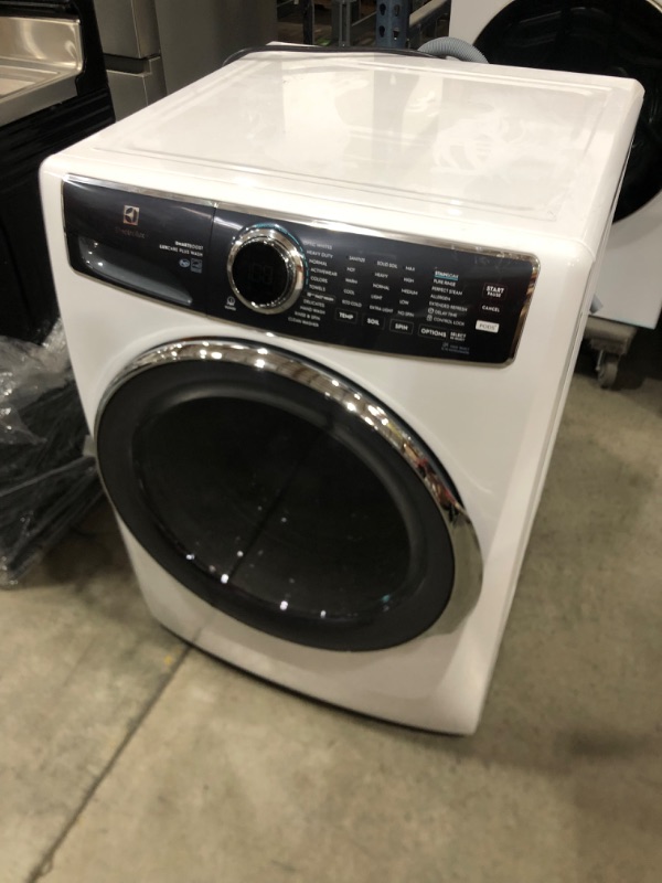 Photo 2 of Electrolux SmartBoost 4.5-cu ft High Efficiency Stackable Steam Cycle Front-Load Washer (White) ENERGY STAR
