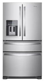 Photo 1 of Whirlpool 24.5-cu ft 4-Door French Door Refrigerator with Ice Maker (Fingerprint Resistant Stainless Steel) ENERGY STAR
