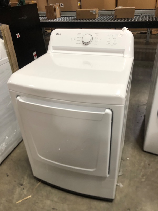 Photo 5 of LG 7.3-cu ft Electric Dryer (White) ENERGY STAR
