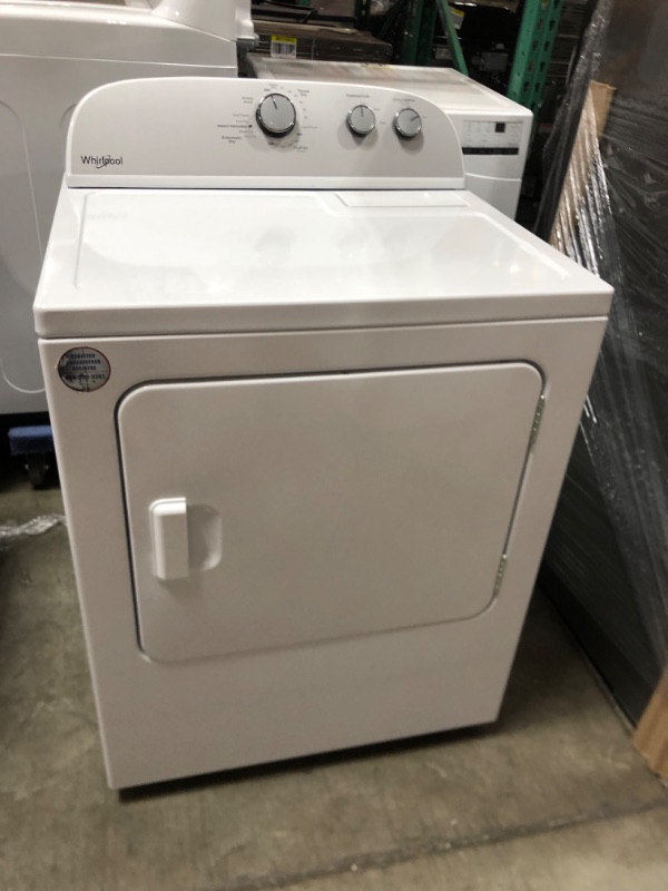 Photo 4 of Whirlpool 7-cu ft Electric Dryer (White)
