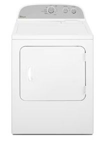 Photo 1 of Whirlpool 7-cu ft Electric Dryer (White)
