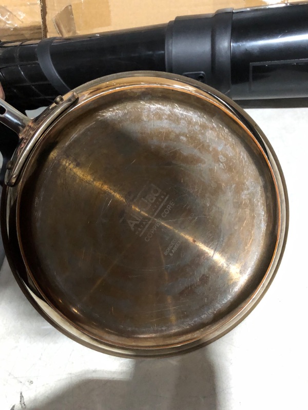 Photo 2 of **MINOR DAMAGE, READ NOTES**
All-Clad Copper Core 5-Ply Stainless Steel Fry Pan 10 Inch 