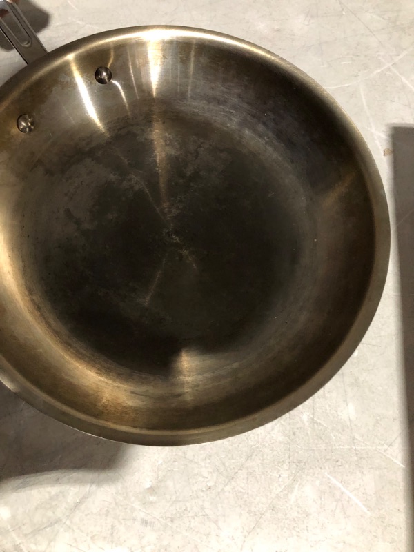 Photo 4 of **MINOR DAMAGE, READ NOTES**
All-Clad Copper Core 5-Ply Stainless Steel Fry Pan 10 Inch 