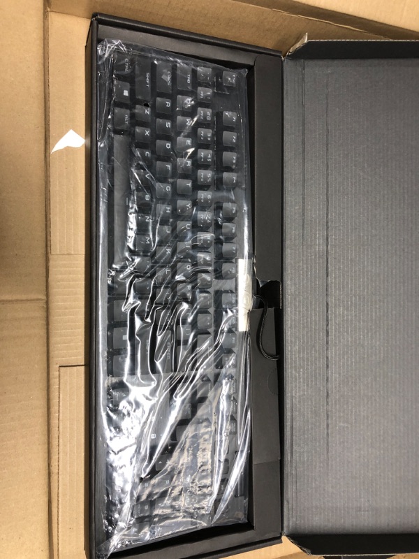 Photo 2 of EVGA Z15 RGB Gaming Keyboard, RGB Backlit LED, Hotswappable Mechanical Kailh Speed Silver Switches (Linear), 821-W1-15US-KR