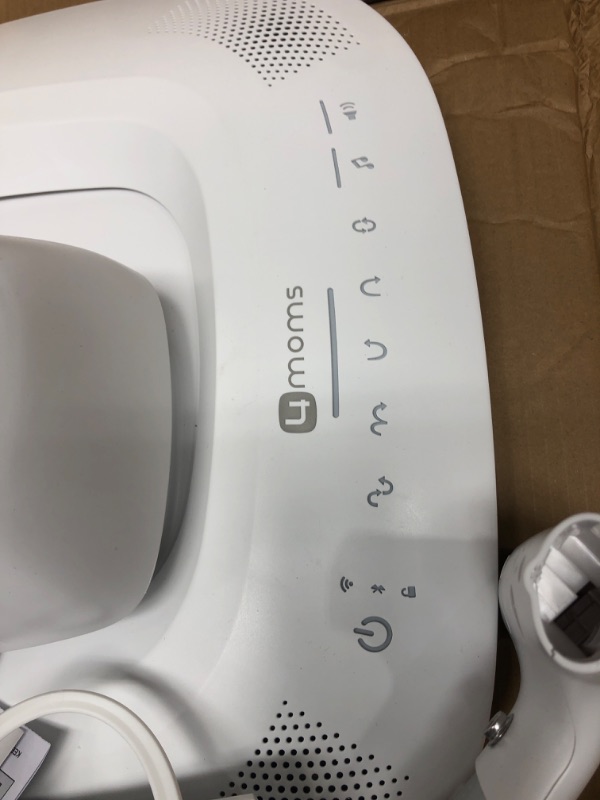 Photo 1 of 4moms MamaRoo Multi-Motion Baby Swing, Bluetooth Baby Swing with 5 Unique Motions, Grey