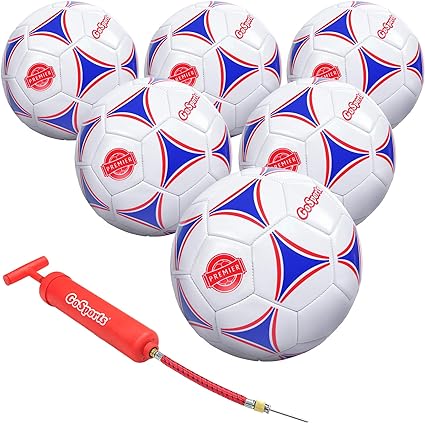 Photo 1 of **SEE NOTES**
GoSports Premier Soccer Ball with Premium Pump - Available as Single Balls or 6 Packs - Choose Your Size
