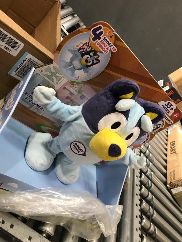 Photo 2 of Bluey Dance and Play 14" Animated Plush | Over 55 Phrases and Songs, Multicolor