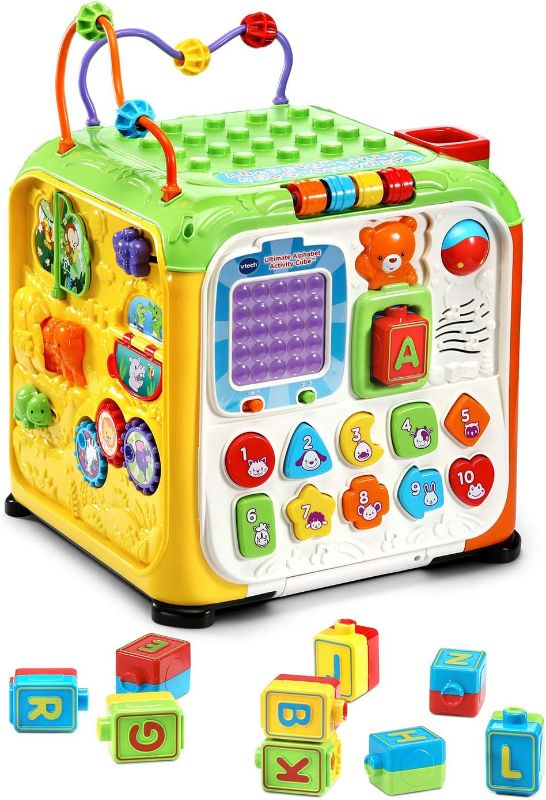 Photo 1 of **SEE NOTES/DAMAGED**
VTech Ultimate Alphabet Activity Cube, Green, 12 months to 60 months, 1 piece
