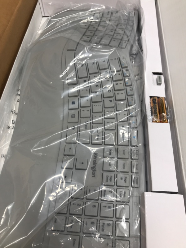 Photo 2 of Kensington Pro Fit Ergonomic Wireless Keyboard - Grey (K75402US)