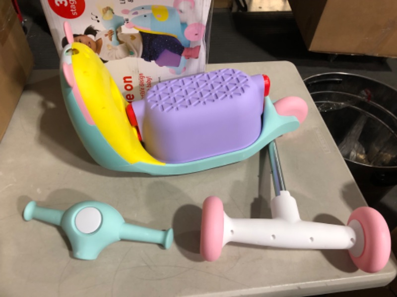 Photo 4 of *PARTS* *See Notes* Skip Hop 3-in-1 Baby Activity Push Walker to Toddler Scooter Zoo Unicorn