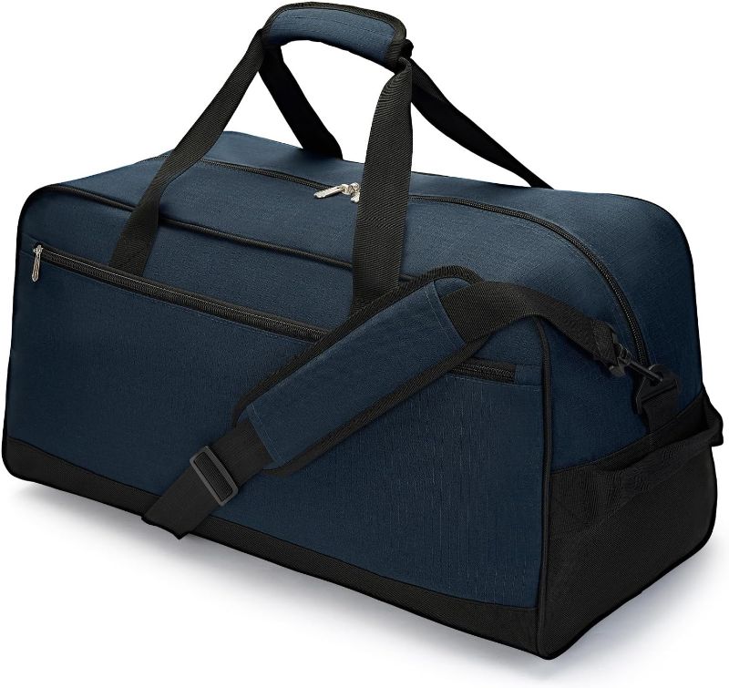 Photo 1 of 21 inch Travel Duffel Bag for Weekend and Overnight - Lightweight Carry On Bag for 2-3 day trip-Navy