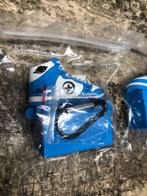 Photo 2 of Bundle of 2 Apple Airpods Case Blue Shoe 